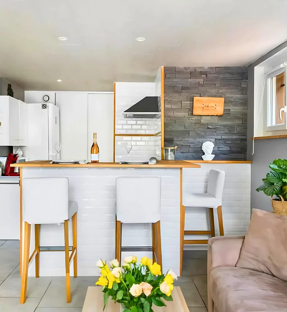 Villa Nui Cuers – Studio élégant avec cuisine équipée et espace extérieur