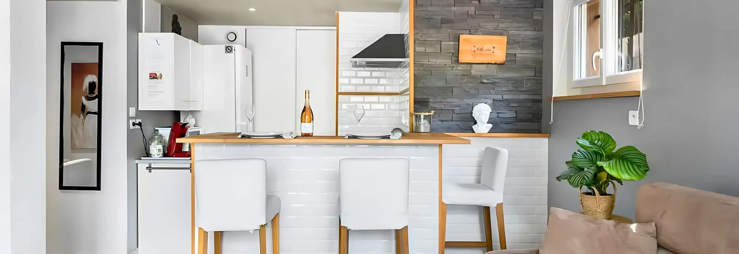 Villa Nui Cuers – Studio moderne avec cuisine équipée et terrasse